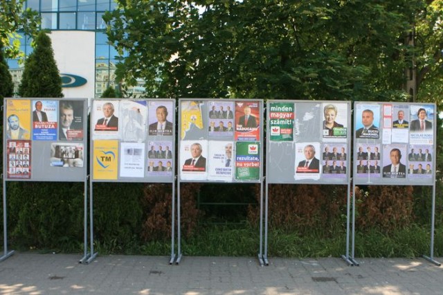 panouri electorale campania electorală