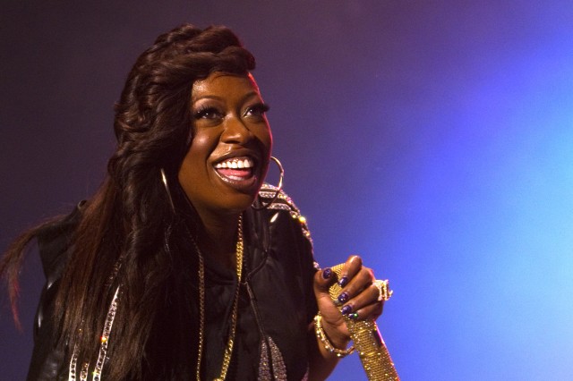 US rap singer Missy Elliot performs on s