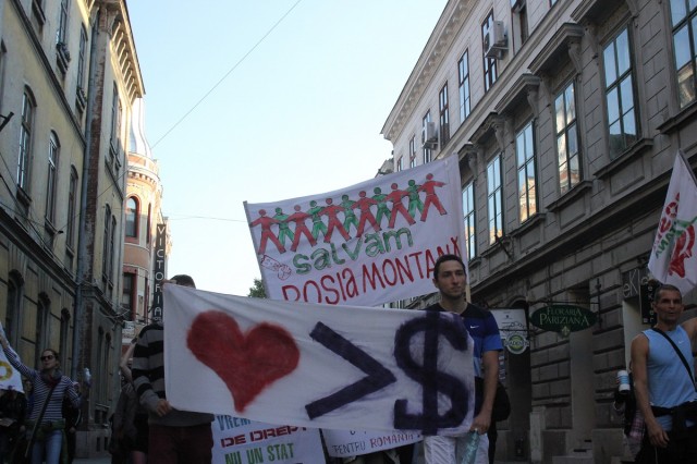 rosia montana protest timisoara 1