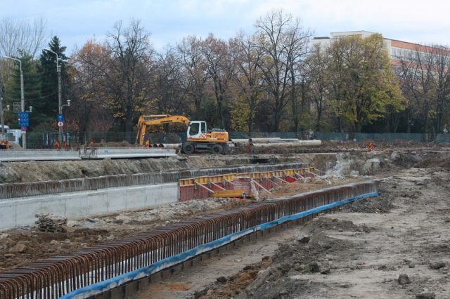 Linişte totală pe şantierul de podul Michelangelo , deşi lucrările sunt în întârziere Foto Adrian Pîclişan