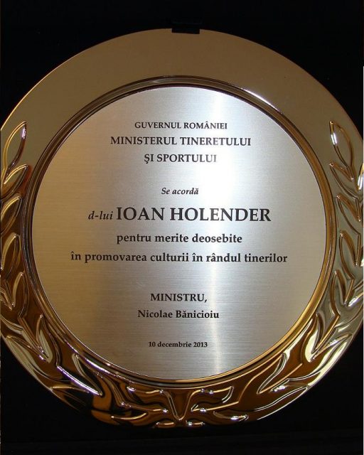 MTS - Distinctie oferita domnului Ioan Holender