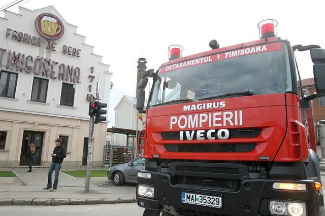 incendiu la fabrica de bere