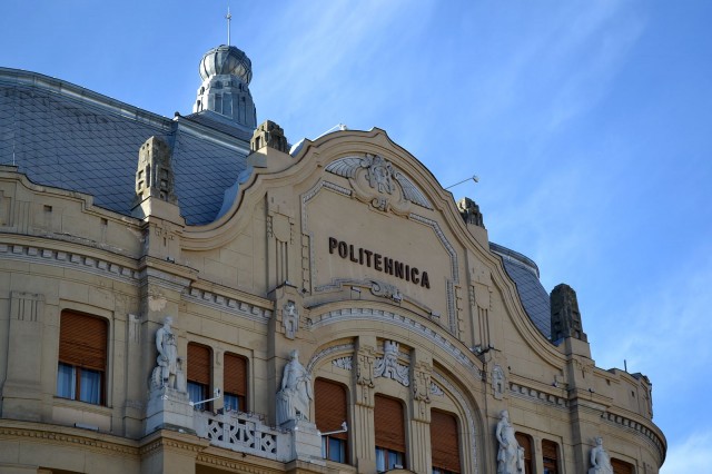 rectorat politehnica palatul loyd detaliu