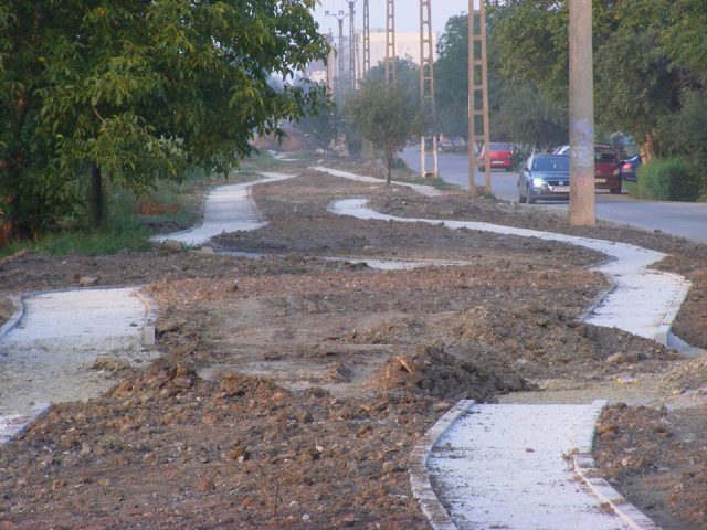 pista de biciclete