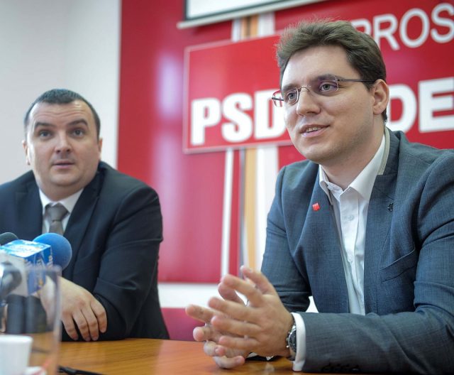 Victor Negrescu europarlamentar si Calin Dobra vicepresedinte PSD Timis 02