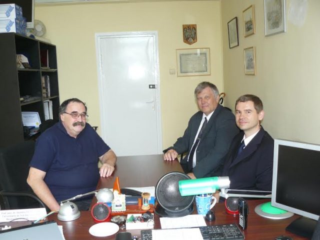 Dumitru Vulcanov, František Kundracik, Martin Plesch (de la stânga la dreapta)