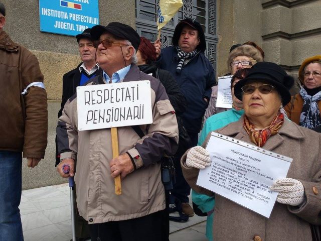 protest pensionari