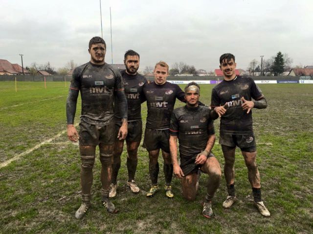 Vlad Neculau, Iștoc Alexandru, Branișcan Sebastian, Rusu Ionuț, Ionescu Sebastian. Foto: Timișoara Saracens / Facebook