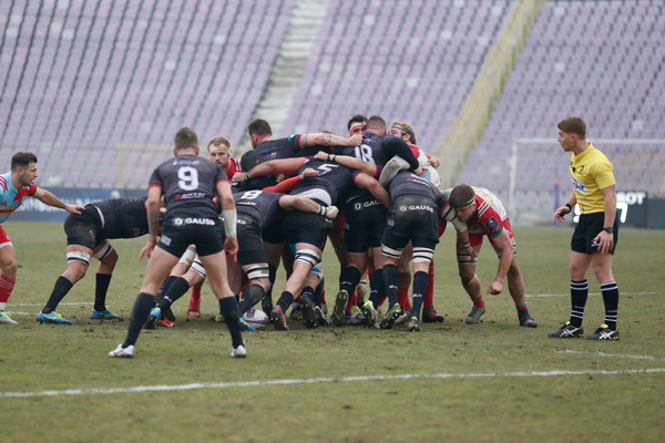 Formatia Timisoara Saracens Rugby Club, a intalnit, sambata, 10 decembrie 2016, pe Stadionul ”Dan Paltinisanu”, echipa  harlequins london, intr-o partida grupele EPCR Challenge Cup 2016. Emanuel Titus Iliesi  / MEDIAFAX FOTO