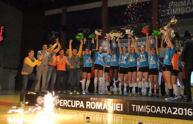 CSM Târgoviște, prima câștigătoare a Supercupei României la volei feminin