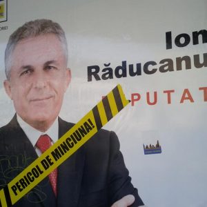 raducanu vandalizat
