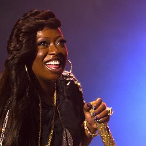 US rap singer Missy Elliot performs on s