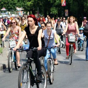 eu la bicicliste