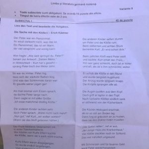 subiecte limba germana evaluarea nationala 2014 (2)