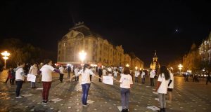 flashmob trafic de persoane