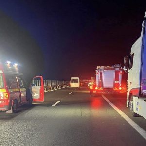 accident autostrada noapte