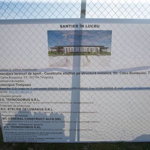 TIMISOARA – LUCRARI STADION LEGO – 4 MAR 2024