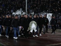 Suporterii lui Poli Timișoara au fost la PAOK – Celta Vigo pentru a-i comemora pe suporterii greci decedați la Lugojel