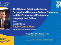 Ambasadorul Portugaliei la UVT: Dialog despre puterea diplomației culturale și relațiile bilaterale cu România